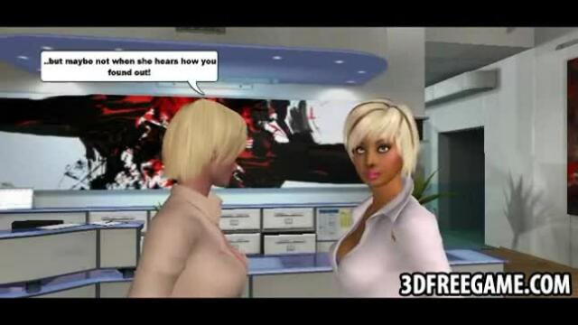 Sex Machine Big Tits Teen Gets Big Thick Cock 3D Animation Porn