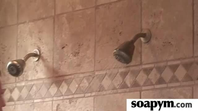 Massage Rooms Hot sex with busty blonde in the shower